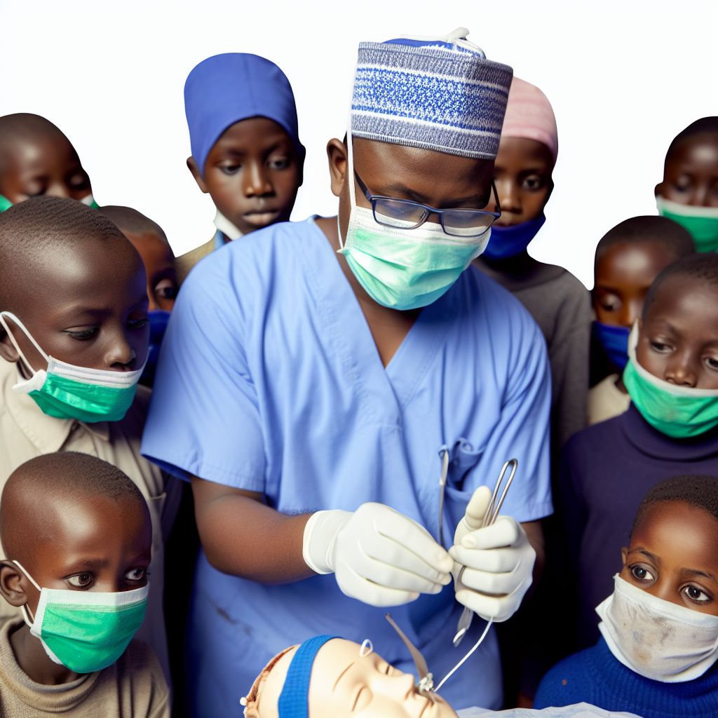 Preparing Children for ENT Surgery in Nigeria