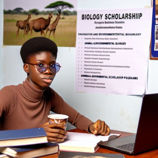 Scholarships for Animal and Environmental Biology Students