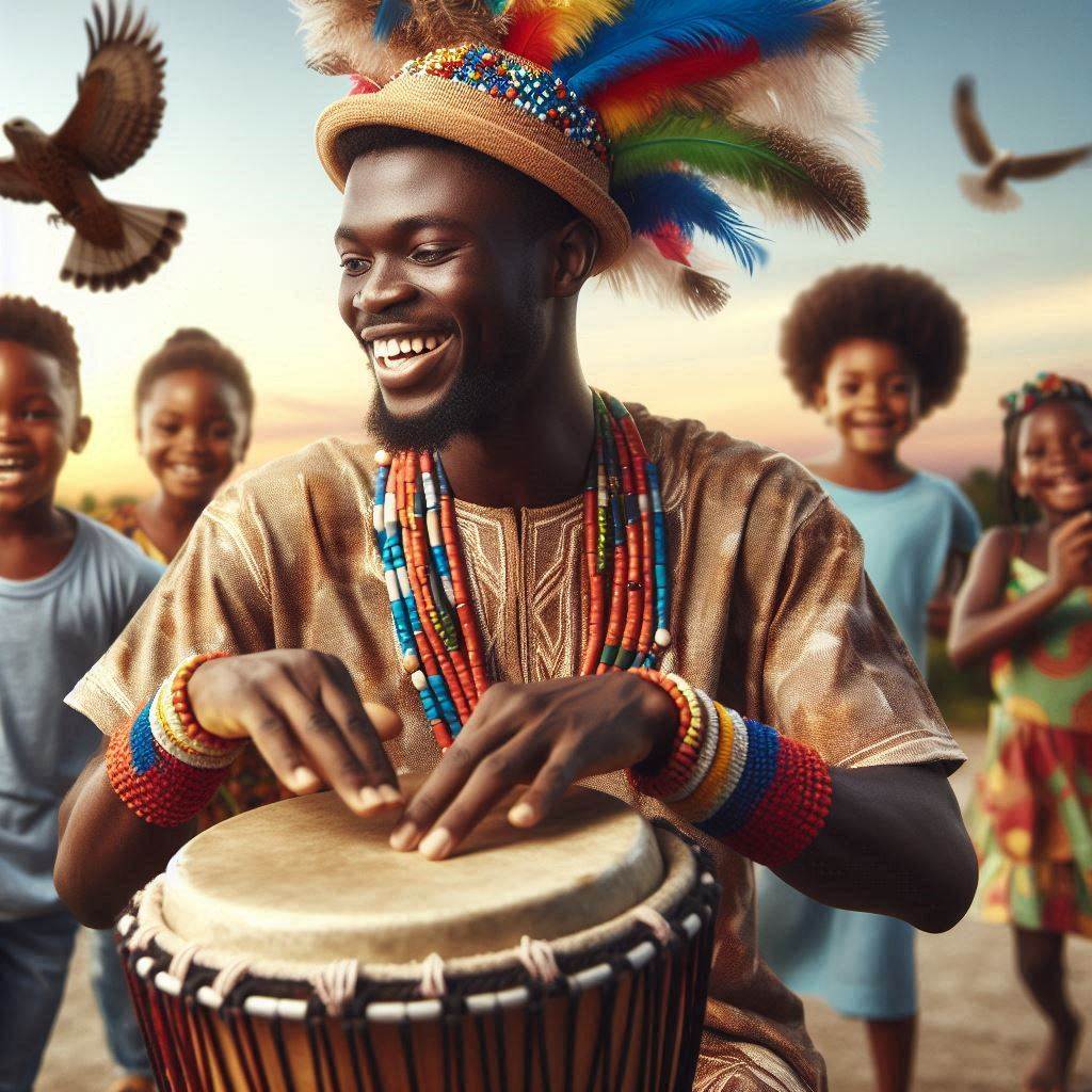 Nigerijos muzikos instrumentai ir jųNigerijos muzikos instrumentai ir jų  